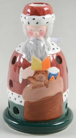 Decolight Candle (2 Pc) Santa Claus Decolight