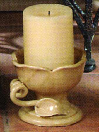 Tuscan Garden 3" Pillar Candleholder