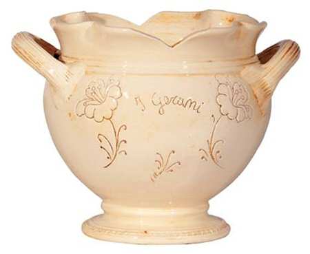 Tuscan Garden 10" Cachepot
