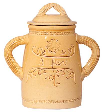 Tuscan Garden Small Canister & Lid