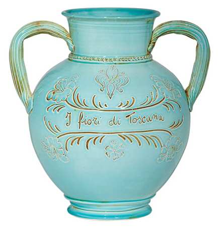 Tuscan Garden 15" Handled Vase