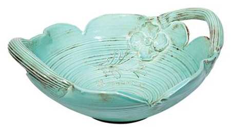 Tuscan Garden Round Handled Bowl
