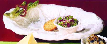 Asparagus 16" Oval Serving Platter