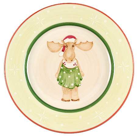 X Mas Fun Salad Plate