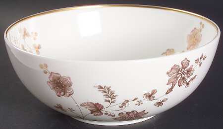Golden Garden 9" Salad Serving Bowl