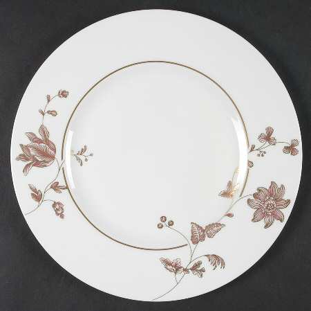 Golden Garden Salad Plate