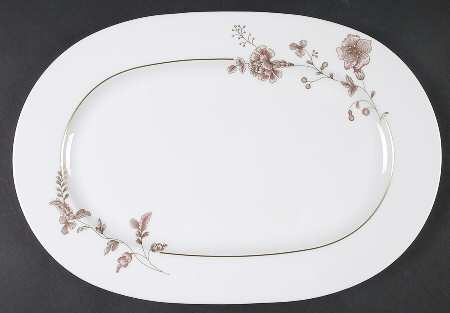 Golden Garden 13" Oval Serving Platter
