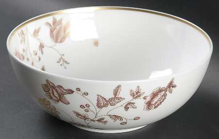 Golden Garden 8" Round Vegetable Bowl