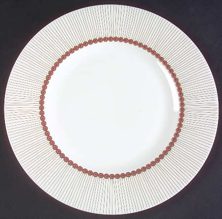 Golden Garden Pearls Salad Plate