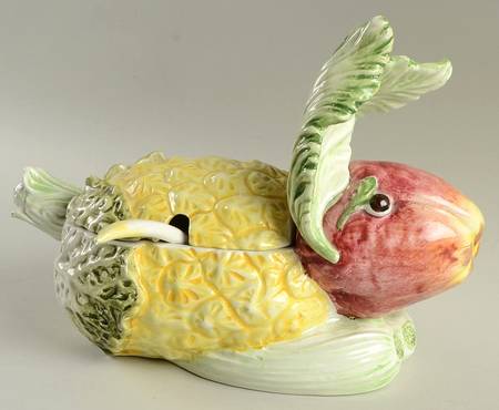 Botanical Collection Animals Small Tureen W/Lid & Ladle