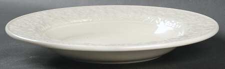 Pavilion Cream Large Rim Soup Bowl