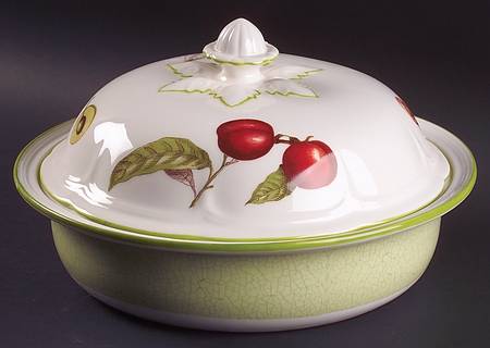 Cascara 11" Flat Covered Bowl