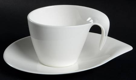 Flow Breakfast Cup & Saucer Set