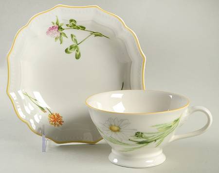 My Garden Breakfast Cup & Rim Cereal Saucer Set