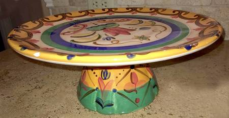 Sil Vous Plait Footed Cake Plate