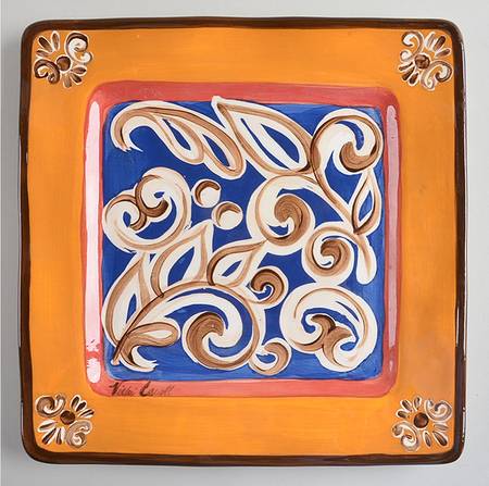 Sil Vous Plait Square Dinner Plate