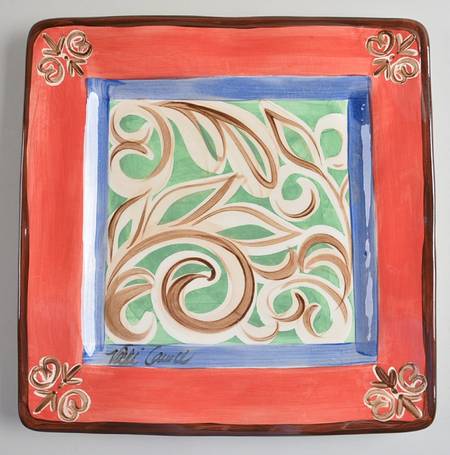 Sil Vous Plait Square Dinner Plate