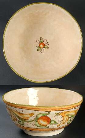 Affresco 10" Round Deep Bowl