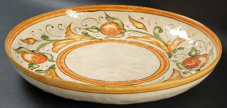 Affresco Round Shallow Bowl