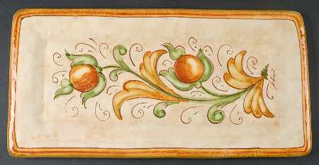 Affresco 20" Rectangular Serving Platter