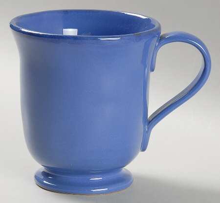 Marina Blu Footed Mug