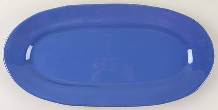 Marina Blu 16" Oval Serving Platter