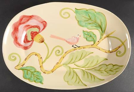 Carmela 19" Oval Serving Platter