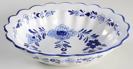 Heirloom 11" Oval Salad Serving Bowl