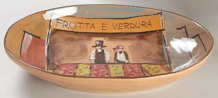 Italian Market 17" Oval Serving Bowl