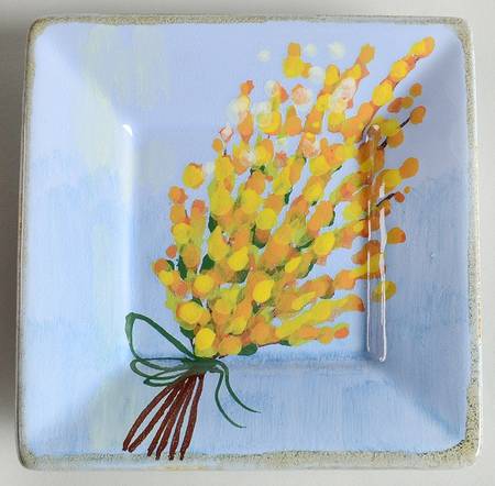 Sara's Garden Canape Plate