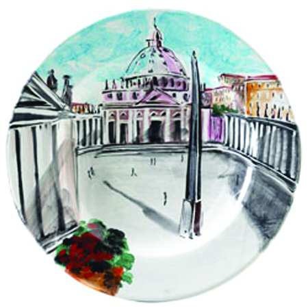 Tour of Italy 13" Chop Plate (Round Platter)