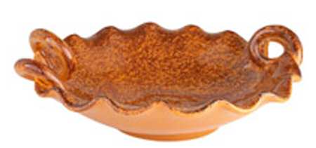 Nature's Glory 13" Scalloped Serving Bowl