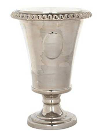 Platinum 12" Footed Vase