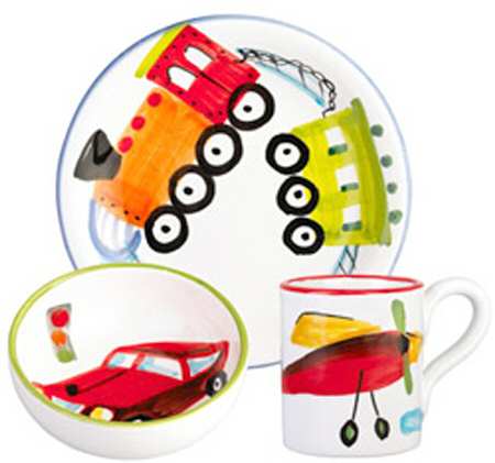 Planes, Trains, & Automobiles (3 Piece) Child's Set
