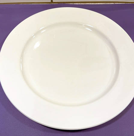 Boutique White Luncheon Plate