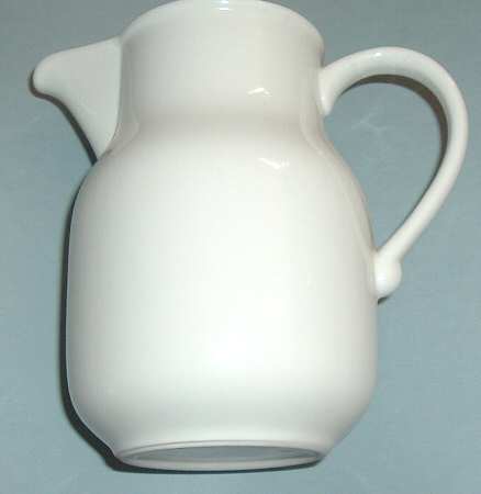 Boutique White Coffee Pot No Lid
