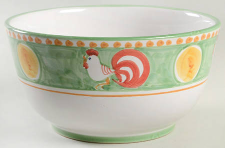 Campagna Rooster (Gallina) 10" Round Serving Bowl