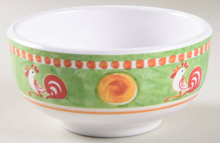 Campagna Rooster (Gallina) Melamine Soup/Cereal Bowl