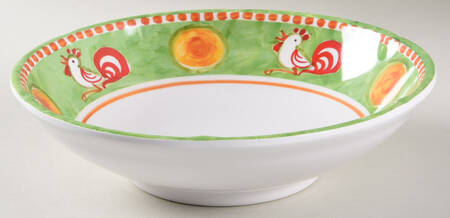 Campagna Rooster (Gallina) 8" Melamine Individual Pasta Bowl