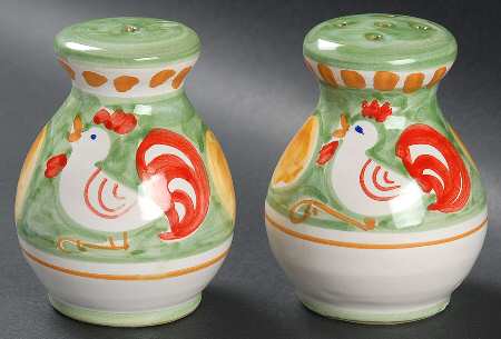 Campagna Rooster (Gallina) Salt & Pepper Set