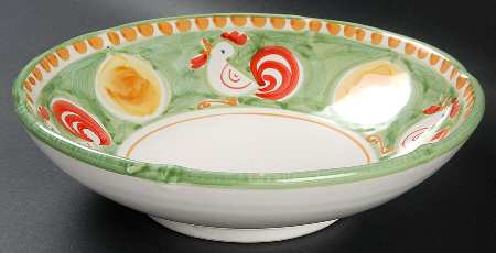 Campagna Rooster (Gallina) 8" Individual Pasta Bowl