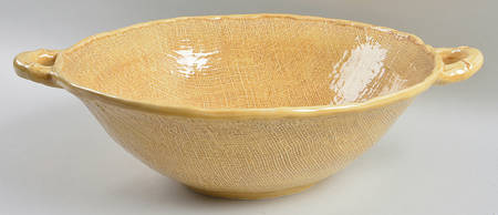 Jute 19" Large Salad Serving Bowl