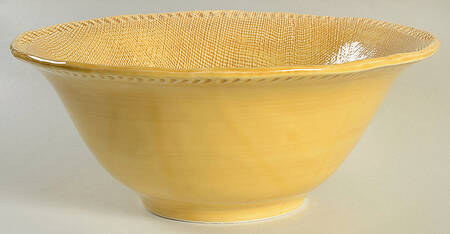 Jute 11" Round Vegetable Bowl