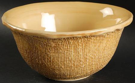 Jute 8" Round Vegetable Bowl