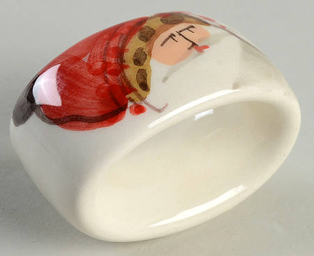 Old St Nick Napkin Ring