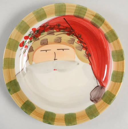 Old St Nick Salad Plate