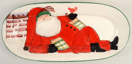 Old St Nick 16" Oval Serving Platter