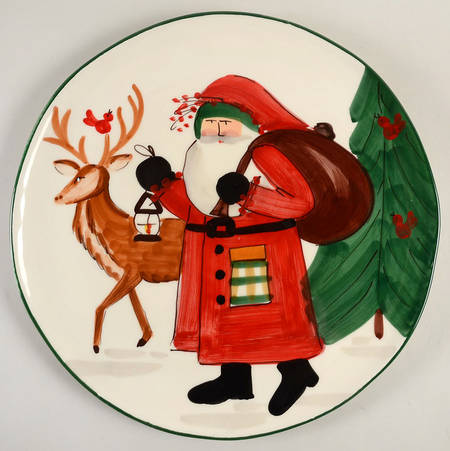 Old St Nick 14" Chop Plate (Round Platter)