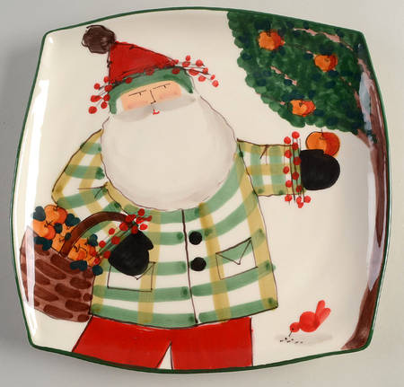 Old St Nick 12" Square Serving Platter