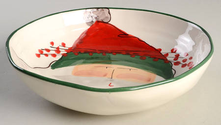 Old St Nick 8" Individual Pasta Bowl
